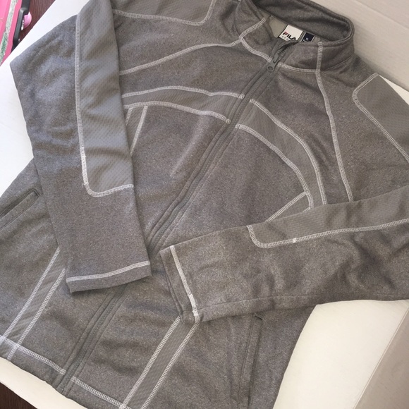 Fila sport women’s gray active wear jacket extra large - Picture 4 of 13